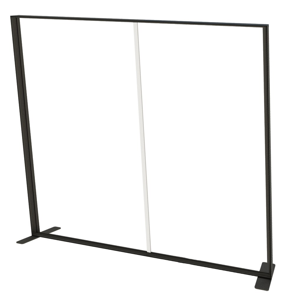 Vail 120DB Black Fabric Frames - Free Standing (120MM SEG Extrusion) — Hardware Only